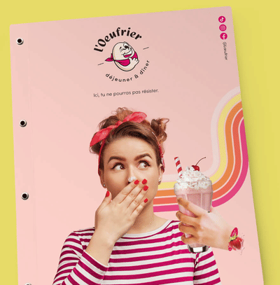 L'OEUFRIER - Création image de marque - Marketing