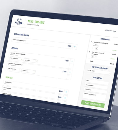 Online Resto - Website & platform - Software Ontwikkeling