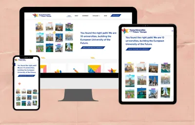 Gebruiksvriendelijke website voor YUFE - Création de site internet