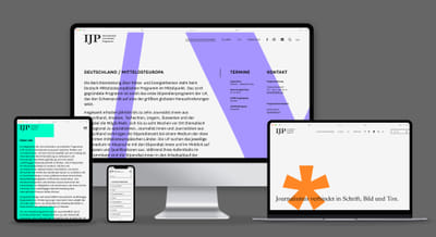 IJP – Internationale Journalisten Programme - Ontwerp
