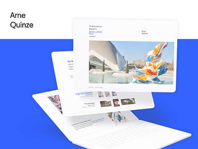 Arne Quinze - webdesign & development - Website Creation