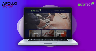 Site internet Vitrine - EcoTech Marseille - Publicité