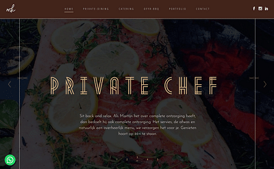 Private Deaf Chef wordpress - Website Creation