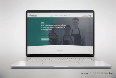 Création de site web Alpha Clean - Website Creatie