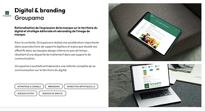 GROUPAMA : DIGITAL & BRANDING - Graphic Design