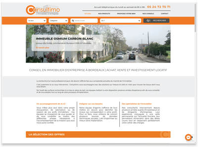 Moteur de recherche d'annonces immobilières - Création de site internet