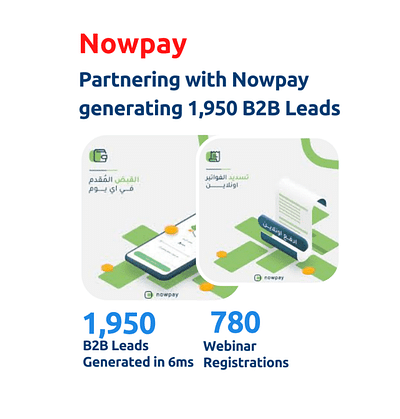 Partnering with Nowpay to generate B2B leads - Digital Strategy