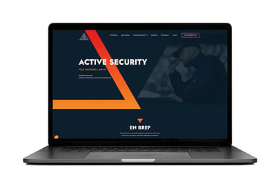 Site vitrine - Active Security - Création de site internet