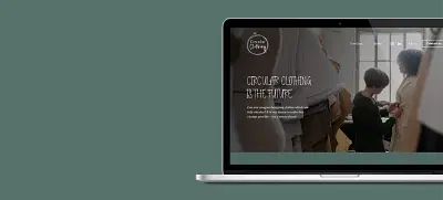 Website for a startup - Circular Clothing - Application web