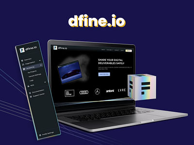 dfine.io - confidential live streaming platform - Webanwendung