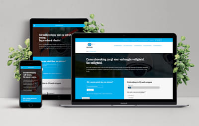 Advertenties en webdesign voor beveiligingsbedrijf - Copywriting