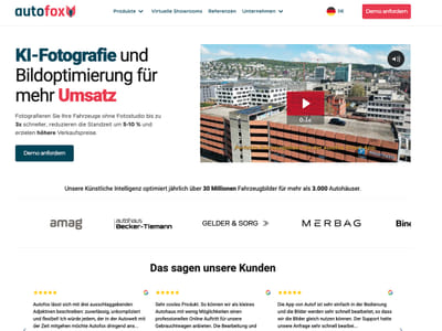 Webdesign eines KI- Startups - Website Creation