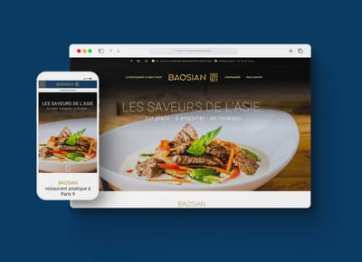 Baosian - Création du site web - Website Creation