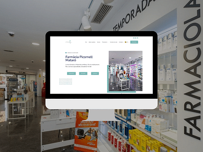 Creación web - Farmacia Picornell - Création de site internet