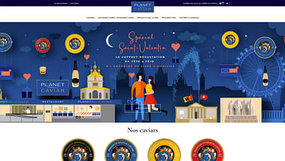 Refonte de site e-commerce - Planet Caviar - E-commerce