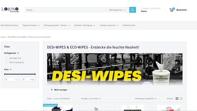 Lorino-Hygiene.de Shopify Shop + SEO + Ads - E-Commerce