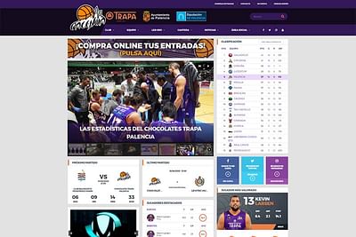 Palencia Baloncesto - Création de site internet