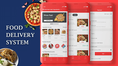 Food Ordering App - Application mobile