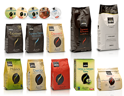 Packaging design for The Java Coffee Company