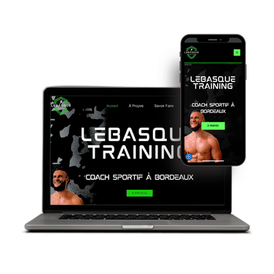 Site web et SEO pour Lebasque Training, coach sportif à Bordeaux - Website Creation