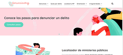 Diseño Web Denuncia.org - Création de site internet