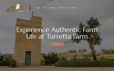 Farm Website - Création de site internet