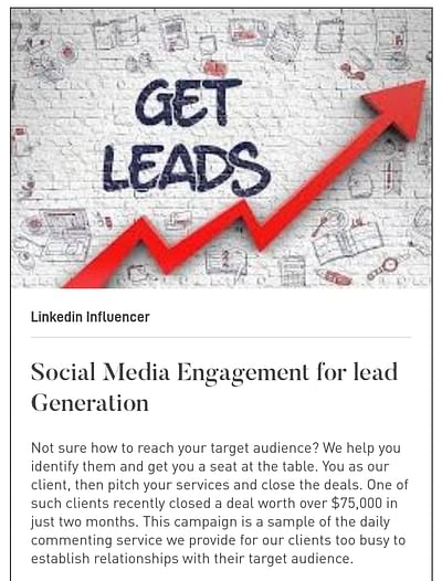 Social Media Strategy & Lead Generation - Estrategia de contenidos