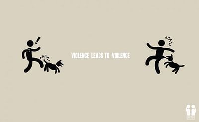 Violence leads to violence, 4 - Publicidad