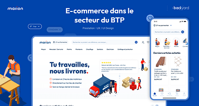 Application Web & Mobile E-commerce : Marion - E-commerce