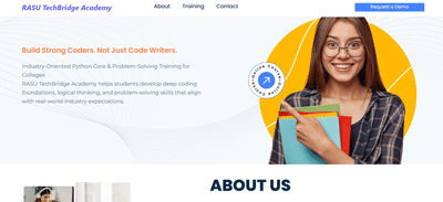 RASU TechBridge Academy - Website Creatie
