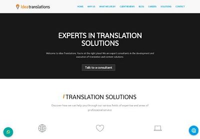 Idea Translations: Estrategia SEO & SEM