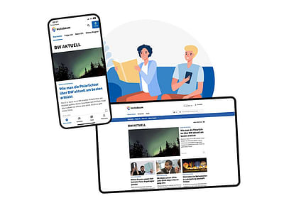Geschäftsmodell mit Leserportal erweitert - Application web