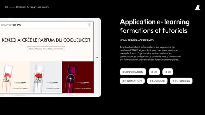 GIVENCHY + KENZO : E-LEARNING METIERS - Applicazione web
