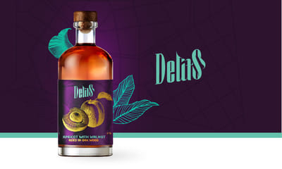 Delits Homemade Vodka | Naming, Branding, Label & Package Design - Branding & Positionering