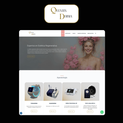 Quentin Derma - Website Creation