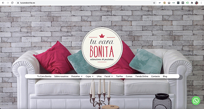 Diseño Web y Posicionamiento SEO Tu Cara Bonita - Website Creation