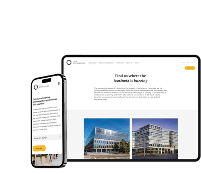 Digitale Marketing voor EDGE Workspaces - Website Creation