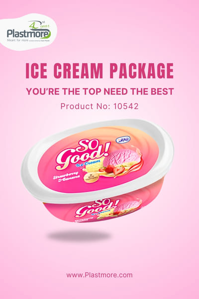Ice cream plastic containers packaging group - Packaging