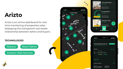 Arizto — a real-time property sales monitoring dashboard - Mobile App