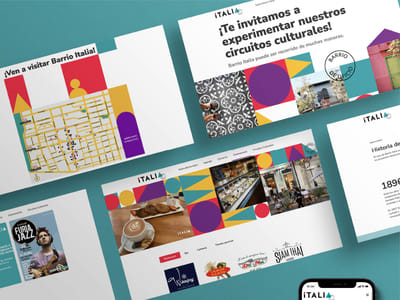 Barrio Italia's website - Website Creation