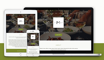 Création du site Internet pour Restaurant - Webseitengestaltung