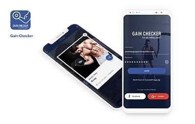 Checker Fitness Tracking iOS Android Mobile APP - Application mobile