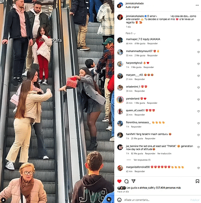 Colaboración Influencer> Centro comercial - Redes Sociales