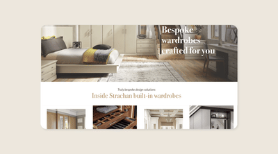 A bespoke website fit for modern browsing habits - Website Creation