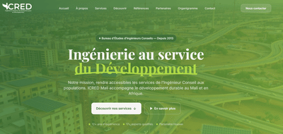 Icred Site Web - Website Creatie