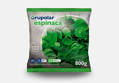 Línea de Packaging para congelados Grupolar - Image de marque & branding
