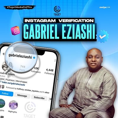 Instagram Verification for Gabriel Eziashi - Public Relations (PR)