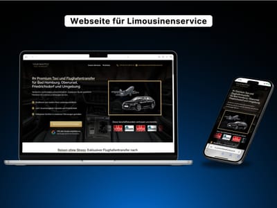 Webseite für Limousinenservice - Onlinewerbung