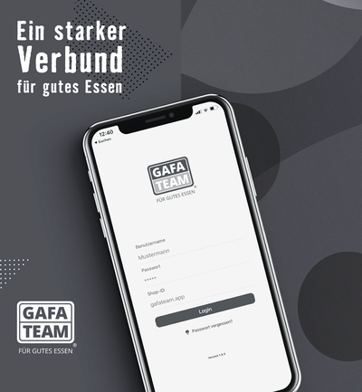 GAFATEAM: Mobile Bestell-App - Mobile App