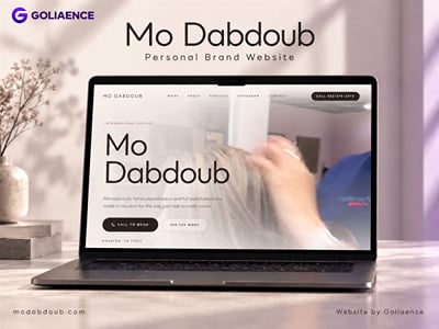 Mo Dabdoub | Personal Brand Website for a Houston Hairstylist - SEO